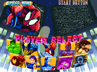 Marvel Super Heroes [Fighters Edge Variant] screenshot 5 for Playstation